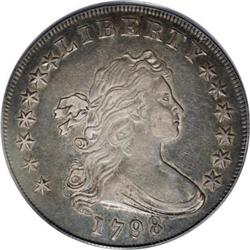 1798 $1 Large Eagle, Wide Date XF45 PCGS