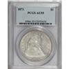 Image 1 : 1871 $1 AU55 PCGS
