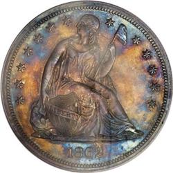 1862 $1 PR63 PCGS