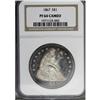 Image 3 : 1867 $1 PR64 Cameo NGC