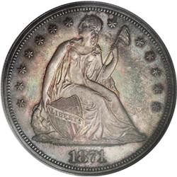 1871 $1 PR63 PCGS