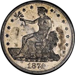 1874-CC T$1 MS60 ANACS