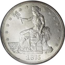 1875-S T$1 MS64 PCGS