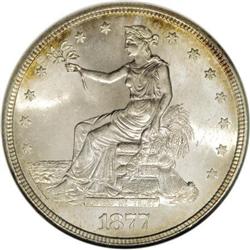 1877-S T$1 MS65 NGC