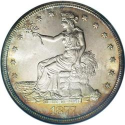 1877-S T$1 MS65 NGC