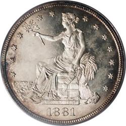 1881 T$1 PR65 Cameo PCGS