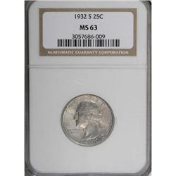 1932-S 25C MS63 NGC