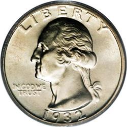 1932-S 25C MS65 PCGS