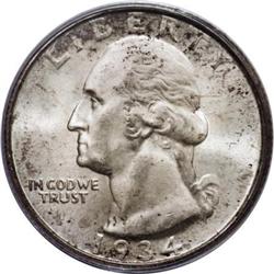 1934-D 25C Medium Motto MS67 PCGS