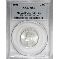 1935 25C MS67 PCGS
