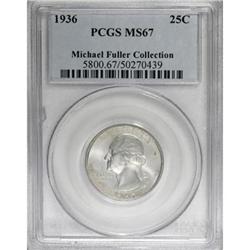 1936 25C MS67 PCGS