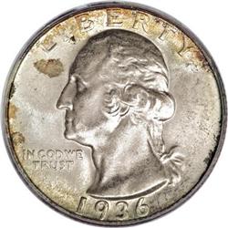 1936-D 25C MS67 PCGS