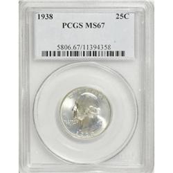 1938 25C MS67 PCGS