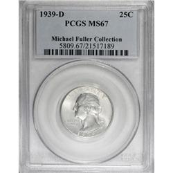 1939-D 25C MS67 PCGS