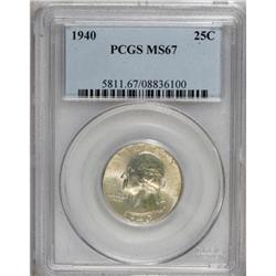 1940 25C MS67 PCGS