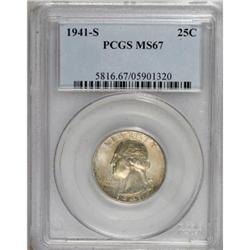 1941-S 25C MS67 PCGS