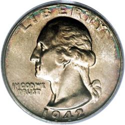 1942-D 25C Doubled Die Obverse AU55 PCGS