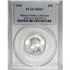 Image 1 : 1943 25C MS67 PCGS