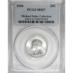 1944 25C MS67 PCGS
