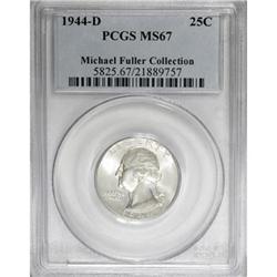 1944-D 25C MS67 PCGS