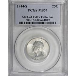 1944-S 25C MS67 PCGS