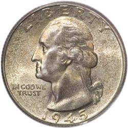 1945-D 25C MS67 PCGS