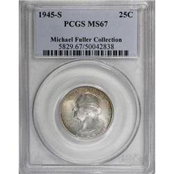 1945-S 25C MS67 PCGS