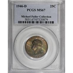 1946-D 25C MS67 PCGS