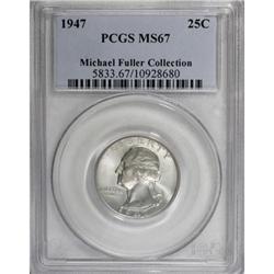 1947 25C MS67 PCGS