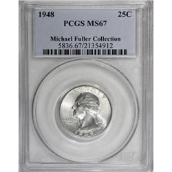 1948 25C MS67 PCGS