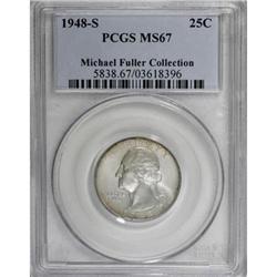 1948-S 25C MS67 PCGS