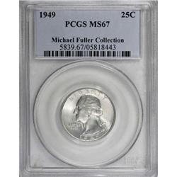 1949 25C MS67 PCGS
