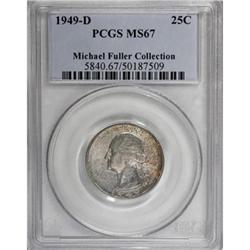 1949-D 25C MS67 PCGS