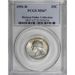 1951-D 25C MS67 PCGS