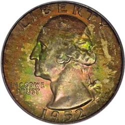 1952-D 25C MS67 PCGS