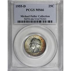 1955-D 25C MS66 PCGS