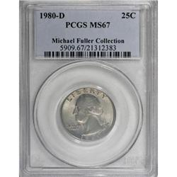 1980-D 25C MS67 PCGS