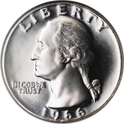 1966 25C SMS MS68 Deep Cameo NGC