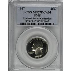 1967 25C SMS MS67 Deep Cameo PCGS