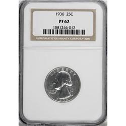 1936 25C PR62 NGC