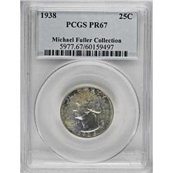 1938 25C PR67 PCGS