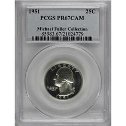 1951 25C PR67 Cameo PCGS
