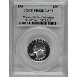 1954 25C PR68 Deep Cameo PCGS