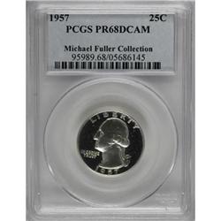 1957 25C PR68 Deep Cameo PCGS