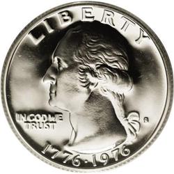 1976-S 25C Silver PR70 Deep Cameo PCGS