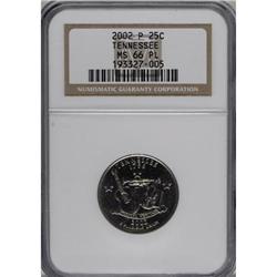 2002-P 25C Tennessee MS66 NGC