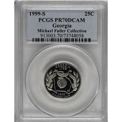 1999-S 25C Georgia Clad PR70 Deep Cameo PCGS
