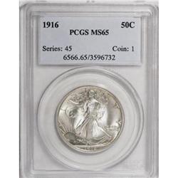 1916 50C MS65 PCGS
