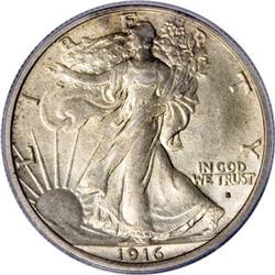 1916-S 50C MS64 PCGS