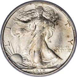 1918-D 50C MS64 PCGS